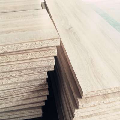 First class small pieces melamine hollow core partical board for furniture price from Shandong factory